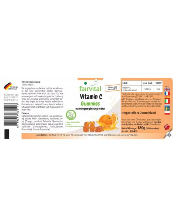 Vitamin C Gummies (fairvital) deutsch