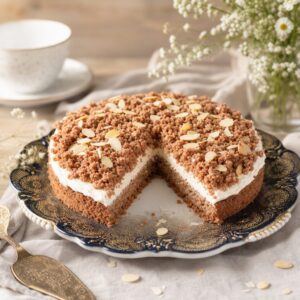 Low Carb Mandelkuchen mit Zitronencreme Bild