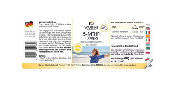 5-MTHF 1000µg (Warnke) deutsch