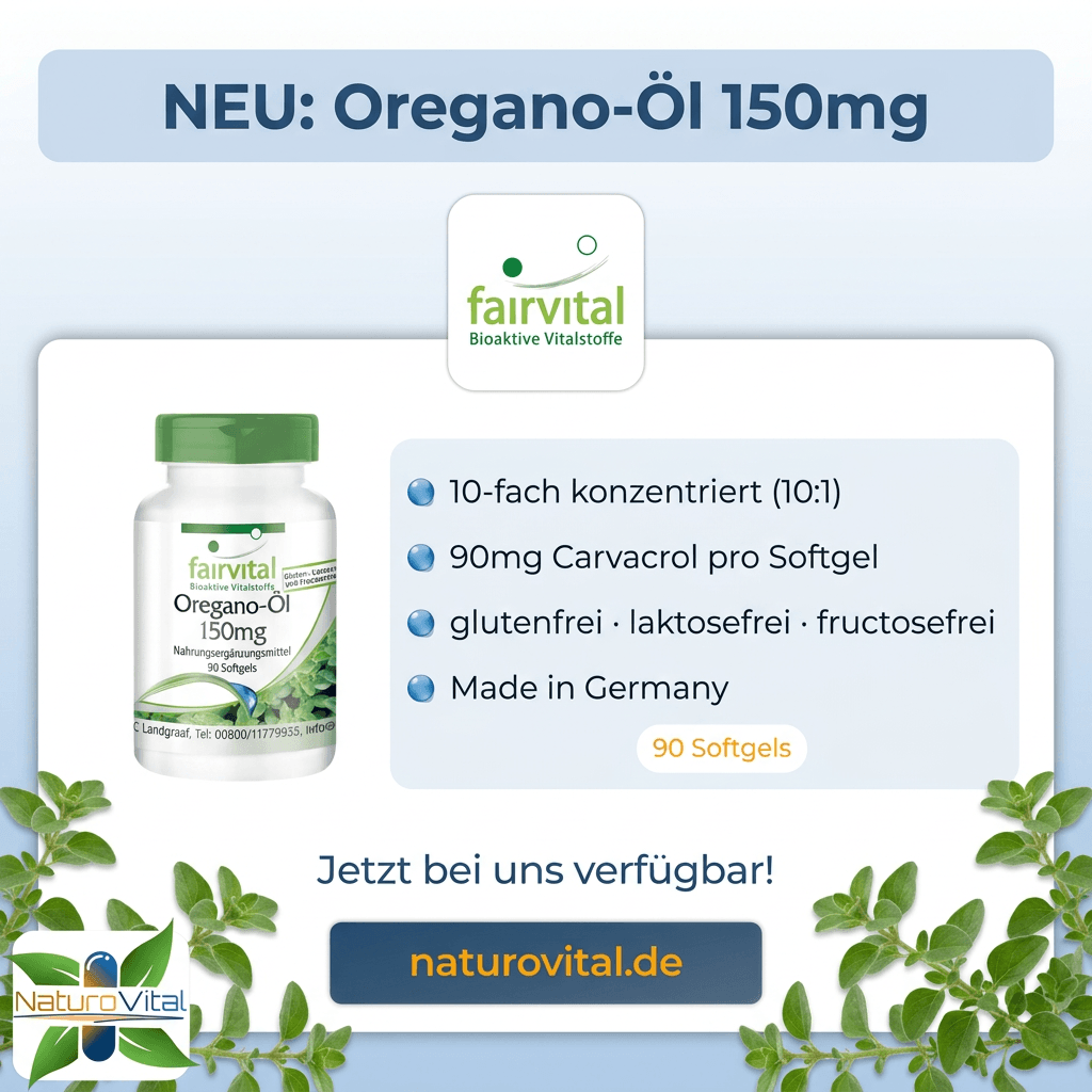 NEU Oregano-Öl Kapseln (fairvital)