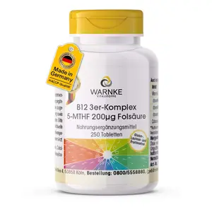 B12 3er-Komplex 5-MTHF 200µg Folsäure (Warnke)