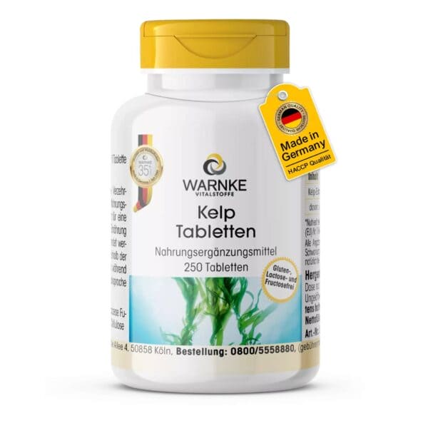 Kelp Tabletten mit 200μg Jod (Warnke)