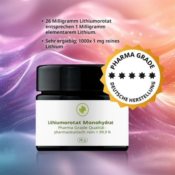 Lithium Orotat Monohydrat (vitalundfitmit100) 2